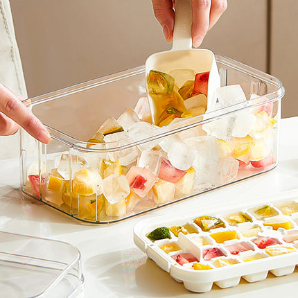 Large Capacity Press Ice Cube Tray Ice Mold for Party Bar Home Accessories