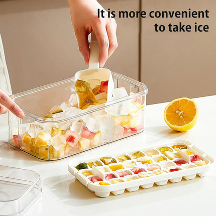 Large Capacity Press Ice Cube Tray Ice Mold for Party Bar Home Accessories