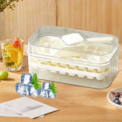 Large Capacity Press Ice Cube Tray Ice Mold for Party Bar Home Accessories