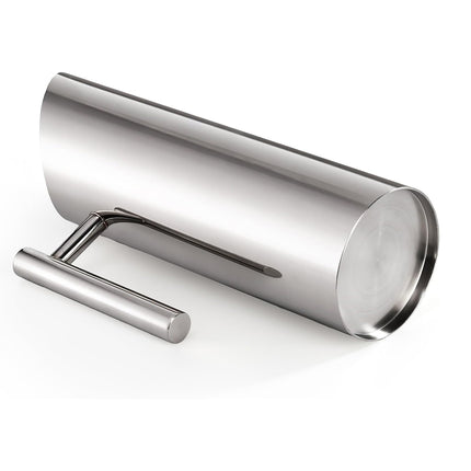 Stainless Steel Fruit Water Jug Straight Body Bar Ice Separator Cold Water Jug