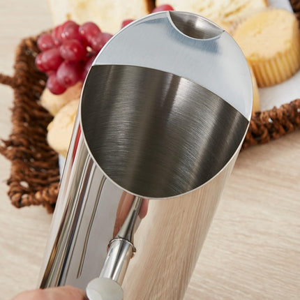 Stainless Steel Fruit Water Jug Straight Body Bar Ice Separator Cold Water Jug