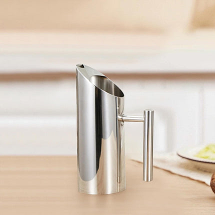 Stainless Steel Fruit Water Jug Straight Body Bar Ice Separator Cold Water Jug