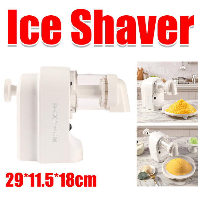 Home Electric Ice Shaver Crusher USB Rechargeable Easy Operation Portable