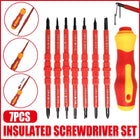 7Pcs Insulated Screwdriver Set Electrical Maintenance Kit Professional Tools