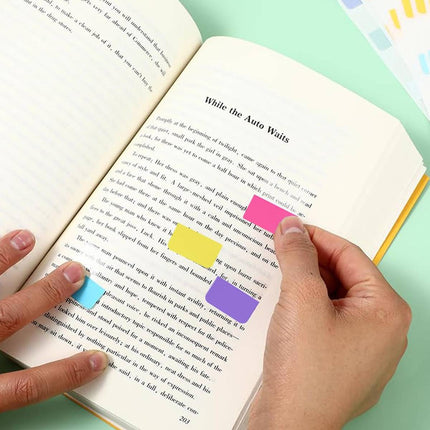 Writable Fluorescent Index Tabs 6 Pack Size Options