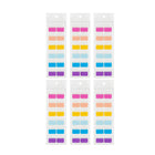 Writable Fluorescent Index Tabs 6 Pack Size Options