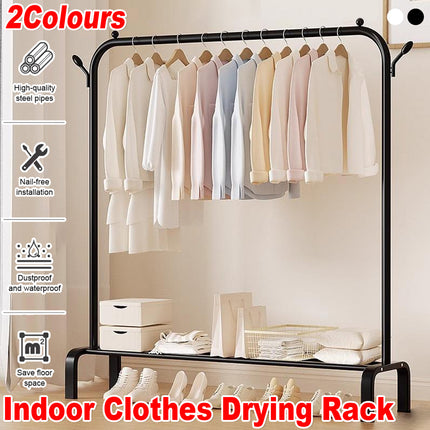 Indoor Clothes Drying Rack Space Saving for Laundry Bedroom Bathroom Home Use