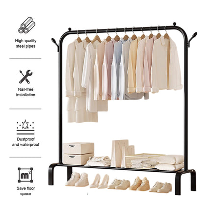 Indoor Clothes Drying Rack Space Saving for Laundry Bedroom Bathroom Home Use