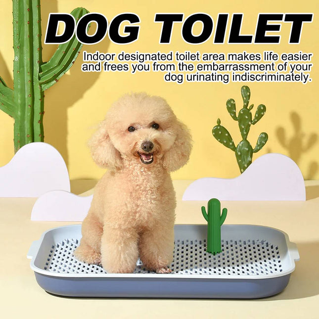 Large Dog Potty Tray With High Sides Small Medium Puppy Pee Pad Holder Toilet