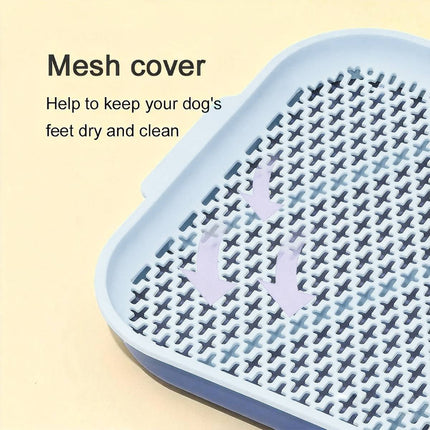 Large Dog Potty Tray With High Sides Small Medium Puppy Pee Pad Holder Toilet