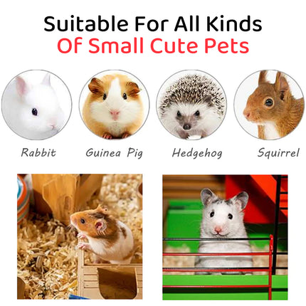 Indoor Outdoor Rabbit Hutch Double Layer Cage Cleaning Free Bunny House Villa