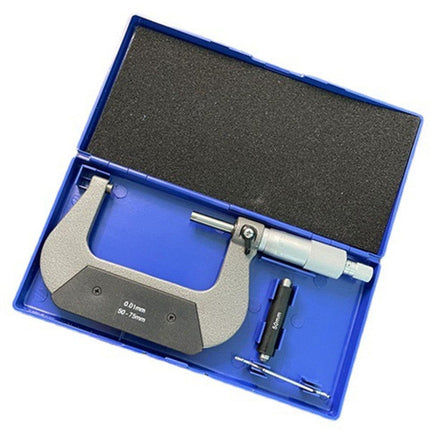 High Precision 0-100MM Outside Micrometer Alloy Head Spiral Measuring Tool