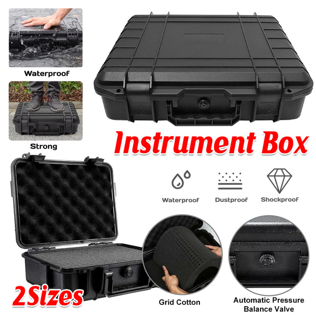 2 Sizes Plastic Equipment Box Portable Power Storage Customized Watch Toolbox