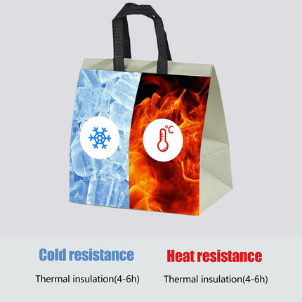 50 Pcs Waterproof Insulated Packaging Bags for Hot and Cold Drinks