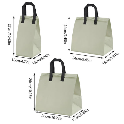 50 Pcs Waterproof Insulated Packaging Bags for Hot and Cold Drinks