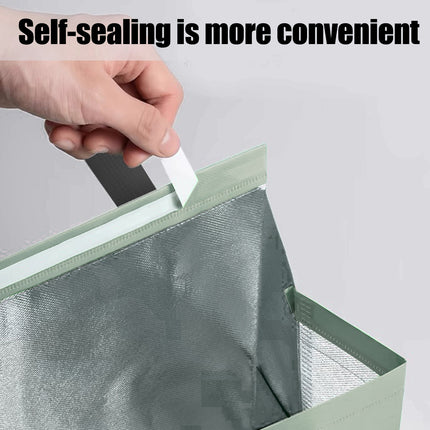 50 Pcs Waterproof Insulated Packaging Bags for Hot and Cold Drinks