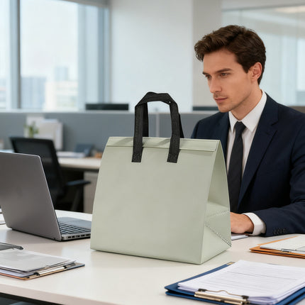 50 Pcs Waterproof Insulated Packaging Bags for Hot and Cold Drinks