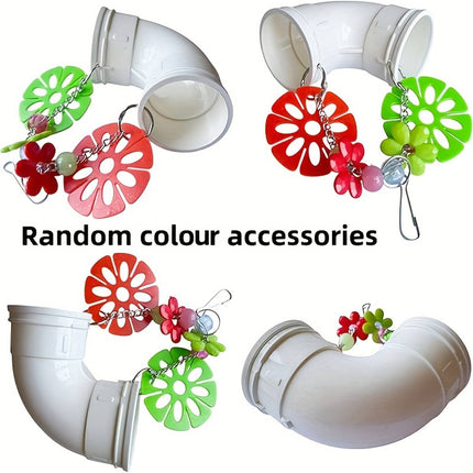 Parrot Foraging Chew Toy Interactive Puzzle Cage Bird Beak Stimulation Acrylic