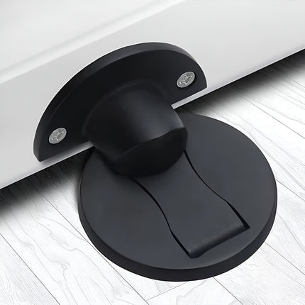 Invisible Door Stop Floor Wall Mount Dual Purpose Suction Holder Anti Collision