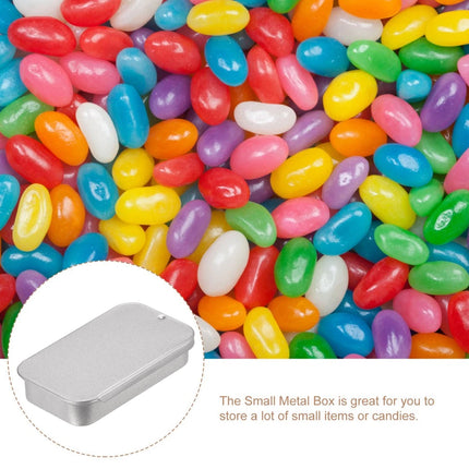 200Pcs Small Items Push Pull Storage Tin for Travel Fragrance Container Gift