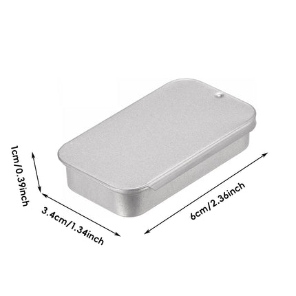 200Pcs Small Items Push Pull Storage Tin for Travel Fragrance Container Gift