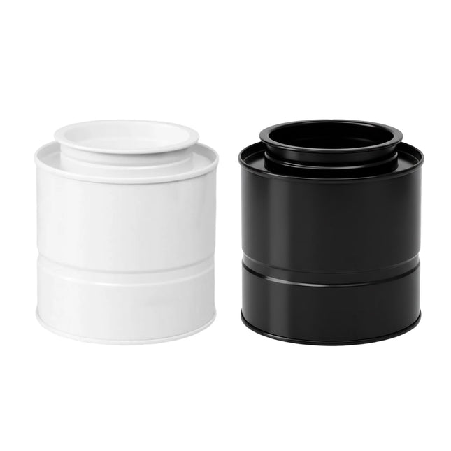 30PCS Round Tin Storage Containers with Lids Stackable Metal Packaging Tins