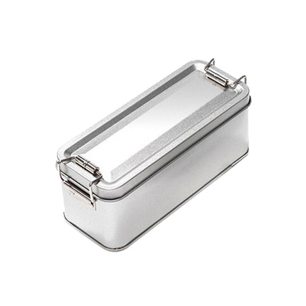 50 Pack Rectangular Metal Storage Tin Boxes with Buckle Lid for Gifts Crafts Storage