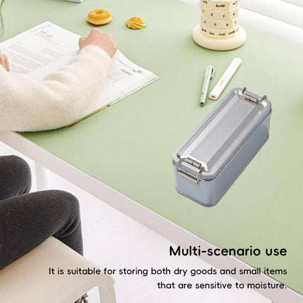 50 Pack Rectangular Metal Storage Tin Boxes with Buckle Lid for Gifts Crafts Storage