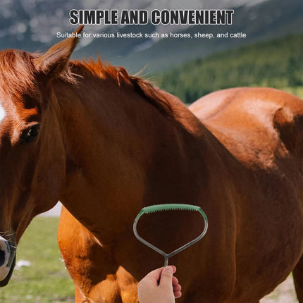 3PCS Iron Cattle Brush Comb Durable for Cattle Horses Sheep Grooming Hair Care