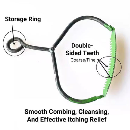 3PCS Iron Cattle Brush Comb Durable for Cattle Horses Sheep Grooming Hair Care