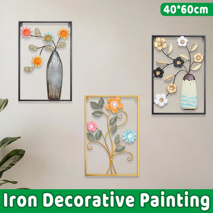 Iron Decoration Painting for Living Room Bedroom Office Housewarming Gift
