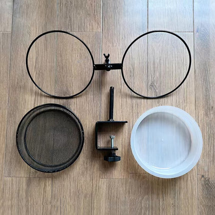 Carbon Steel Bird Feeder Weatherproof Outdoor Garden Yard Bird Feeding Accessory