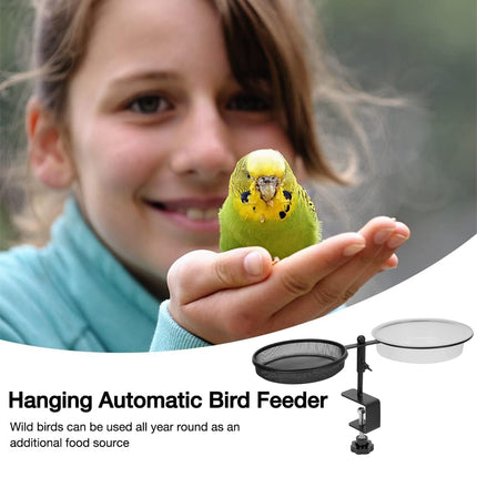 Carbon Steel Bird Feeder Weatherproof Outdoor Garden Yard Bird Feeding Accessory