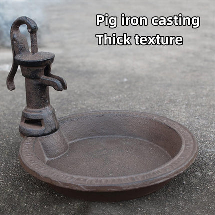 Iron Tray Bird Feeder Outdoor for Garden Yard Wild Birds Weatherproof Anti Rust