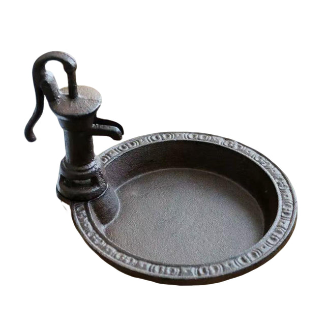 Iron Tray Bird Feeder Outdoor for Garden Yard Wild Birds Weatherproof Anti Rust