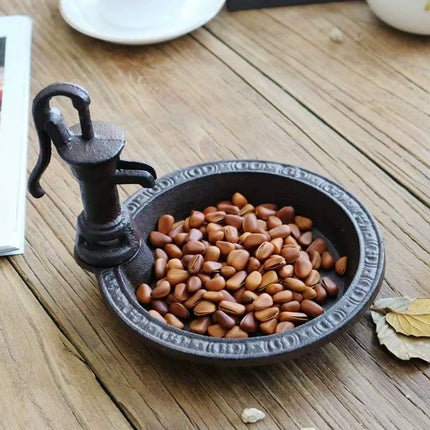 Iron Tray Bird Feeder Outdoor for Garden Yard Wild Birds Weatherproof Anti Rust