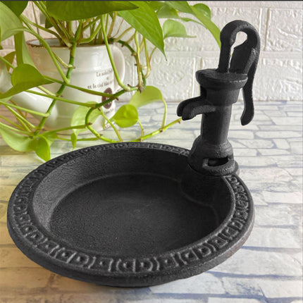 Iron Tray Bird Feeder Outdoor for Garden Yard Wild Birds Weatherproof Anti Rust