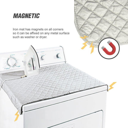 Household Portable Foldable Heat Resistant Ironing Board Mat Non Slip Easy Store