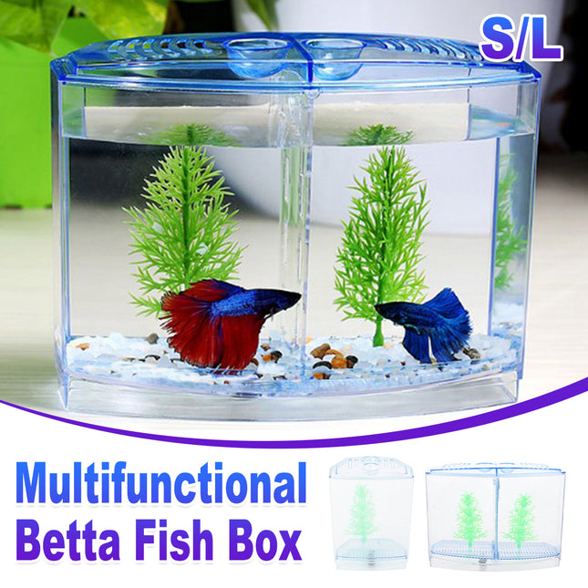 Fish Tank External Hatching Box Breeding Box For Betta Fish Isolation Nursery