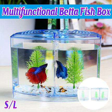 Fish Tank External Hatching Box Breeding Box For Betta Fish Isolation Nursery