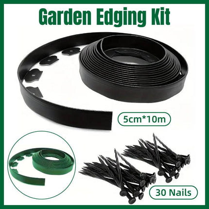 L Shaped Garden Edging Border Landscape Grass Lawn Stone Edge Fence Strip