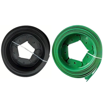 L Shaped Garden Edging Border Grass and Stone Landscape Barrier Retaining Strip