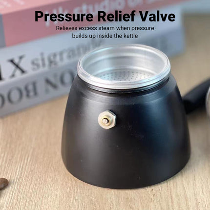 150ml Home Coffee Maker Moka Pot for Espresso Brewing Home Kitchen Daily Use