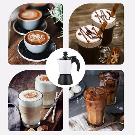 150ml Home Coffee Maker Moka Pot for Espresso Brewing Home Kitchen Daily Use