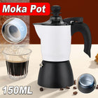 150ml Home Coffee Maker Moka Pot for Espresso Brewing Home Kitchen Daily Use