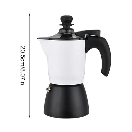 150ml Home Coffee Maker Moka Pot for Espresso Brewing Home Kitchen Daily Use