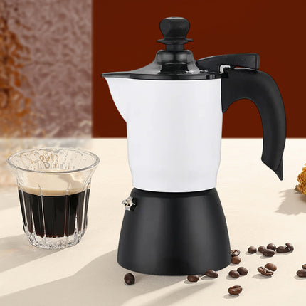 150ml Home Coffee Maker Moka Pot for Espresso Brewing Home Kitchen Daily Use