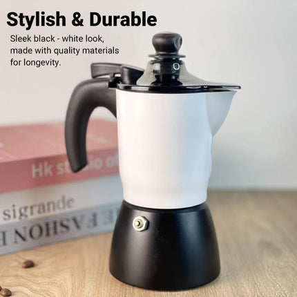 150ml Home Coffee Maker Moka Pot for Espresso Brewing Home Kitchen Daily Use