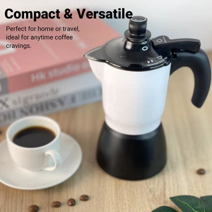 150ml Home Coffee Maker Moka Pot for Espresso Brewing Home Kitchen Daily Use
