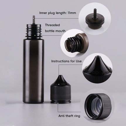 Portable Dropper Bottle Set 50ml 100ml Refill Squeeze Bottles 30 Pack